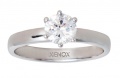 Xenox Ring Silver Circle Silber