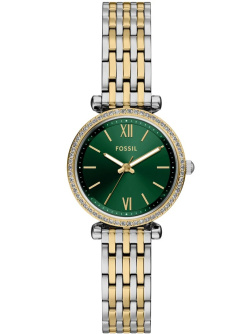 Fossil Carlie Mini Bicolor / Grün Fossil Carlie Mini Bicolor / Grün