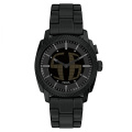 Fossil Machine Big Tic Uhr Schwarz