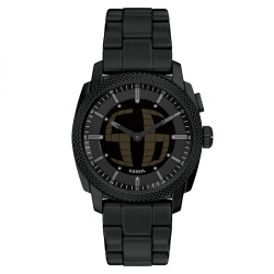 Fossil Machine Big Tic Uhr Schwarz