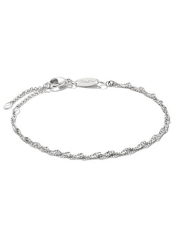 Thomas Sabo Charm Club Original-Armband Singapur-Design Silber
