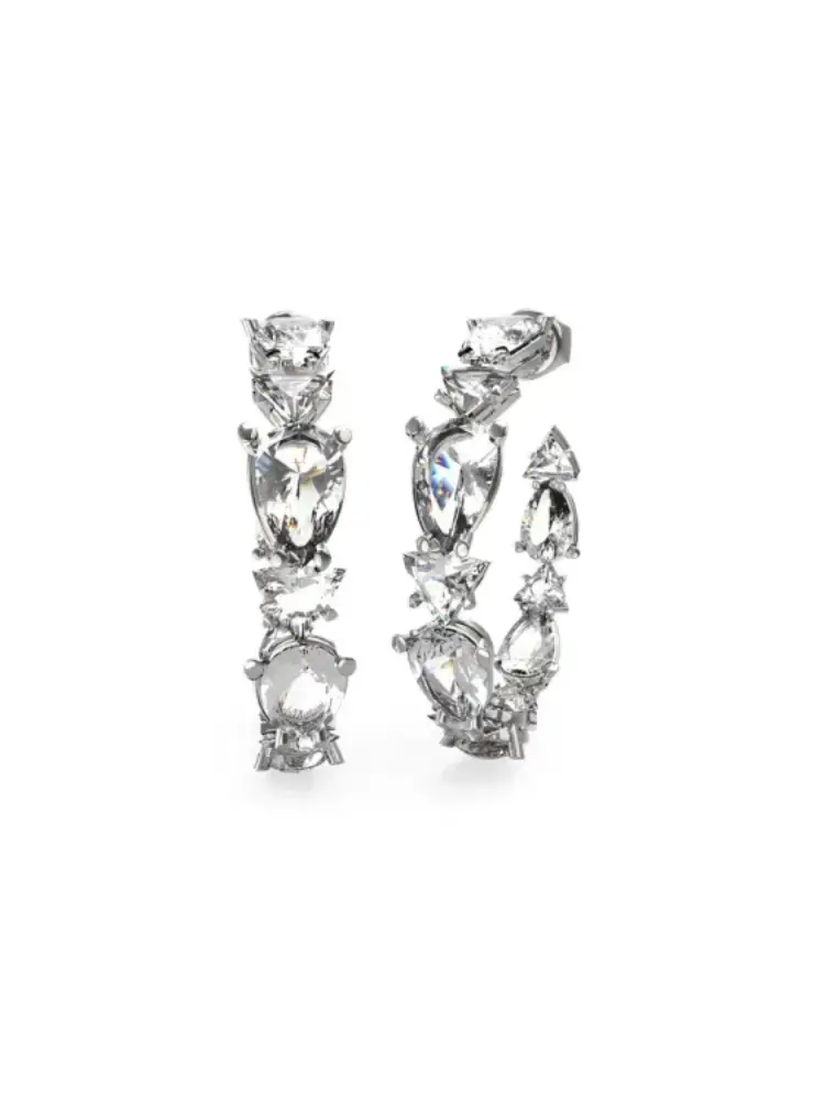 Guess Ohrstecker Wonderlights Silber
