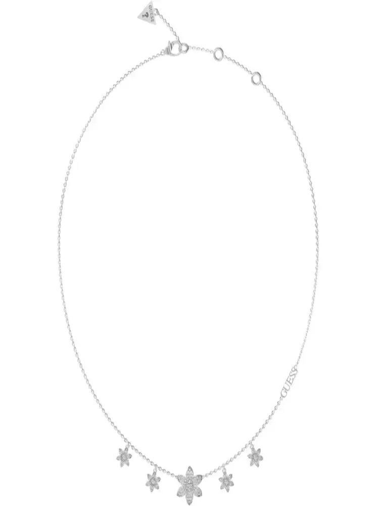 Guess White Lotus Halskette